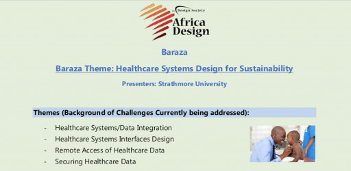 FIRST BARAZA: 10th November 2021 held online by Dr. Bernard Shibwabo (Strathmore University) under the theme Healthcare Systems Design for Sustainability